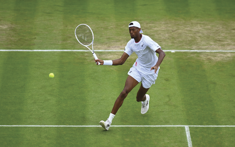 Chris Eubank Playing Tennis